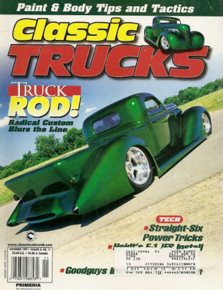 CLASSIC TRUCKS 1999 NOV - '99 TAHOE, HAULER PT6, PAINT BASICS, PAINT STRIP